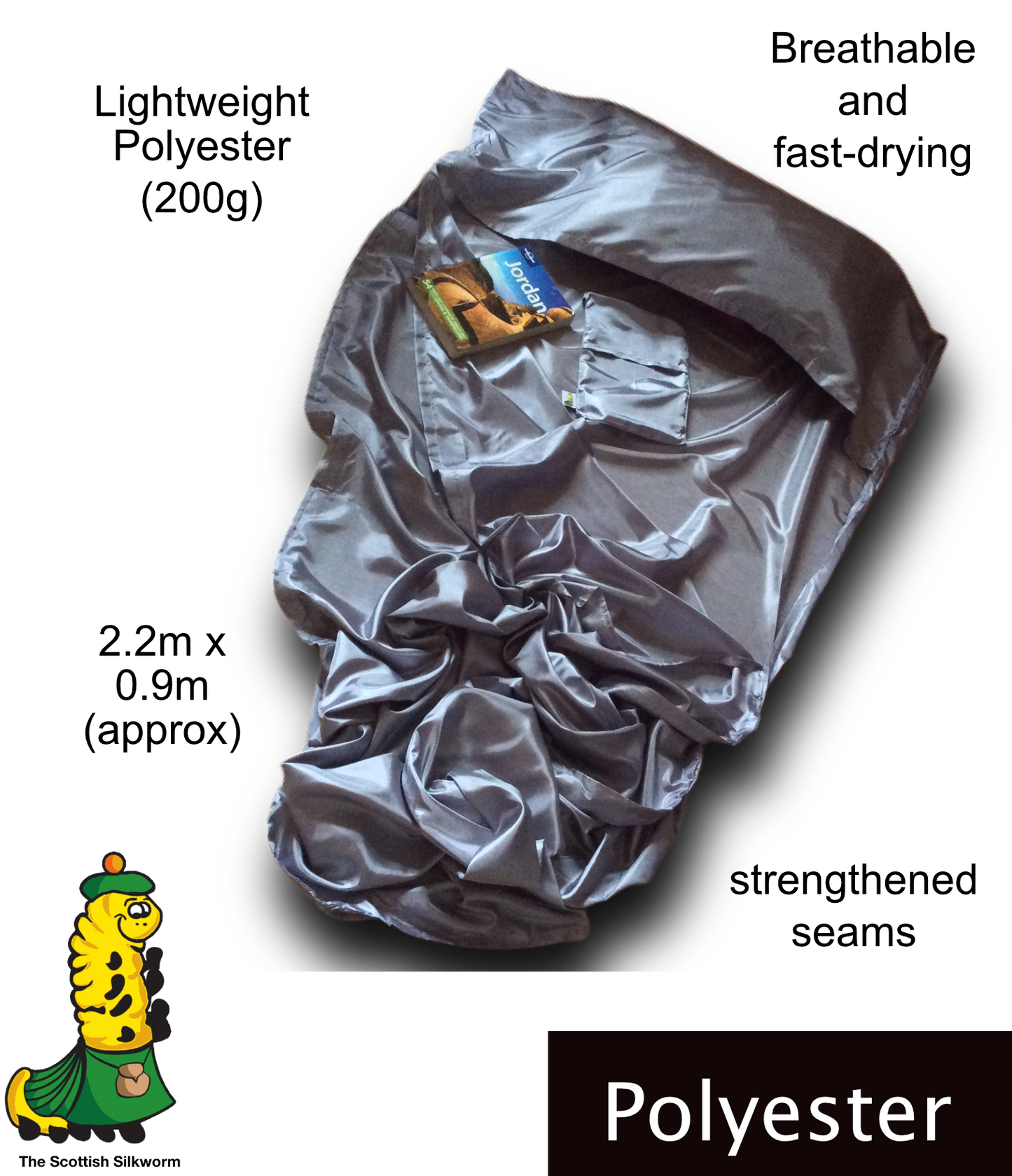 Scottish Silkworm Micro - Art Silk Sleeping Bag Liner